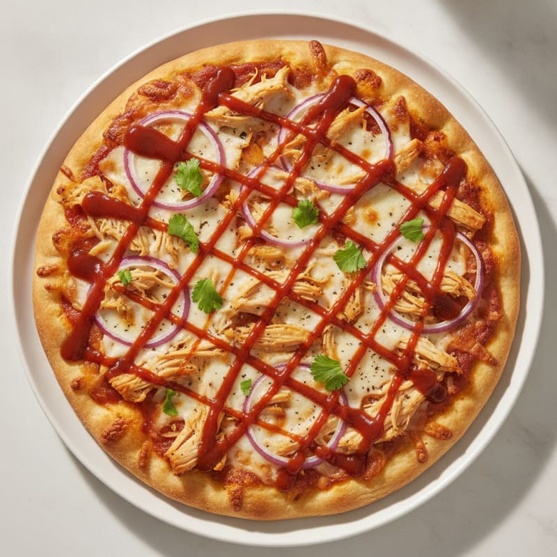 High-Protein BBQ Chicken Pizza