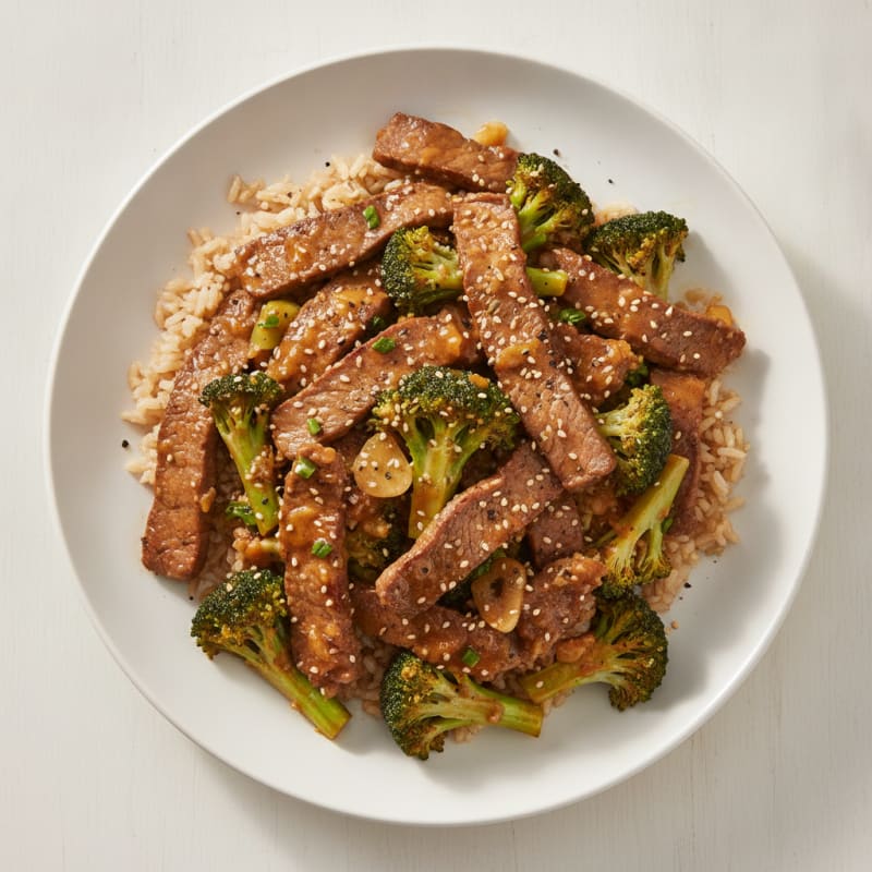 Sesame Beef & Broccoli Stir-Fry