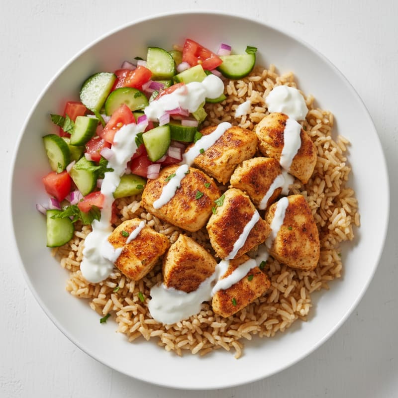 Chicken Shawarma Rice Bowl