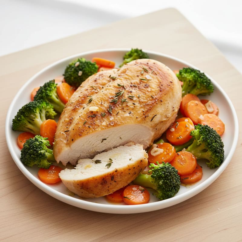 Crispy Roasted Chicken with Herbs