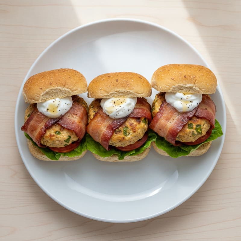 Bacon-Wrapped Jalapeño Chicken Sliders