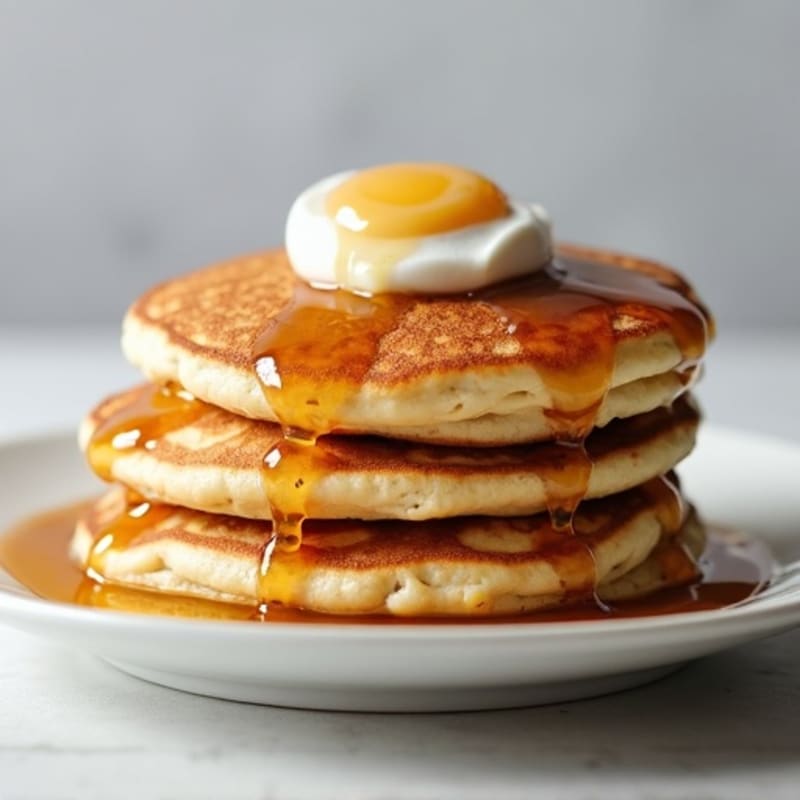 Fluffy Greek Yogurt Protein Pancakes