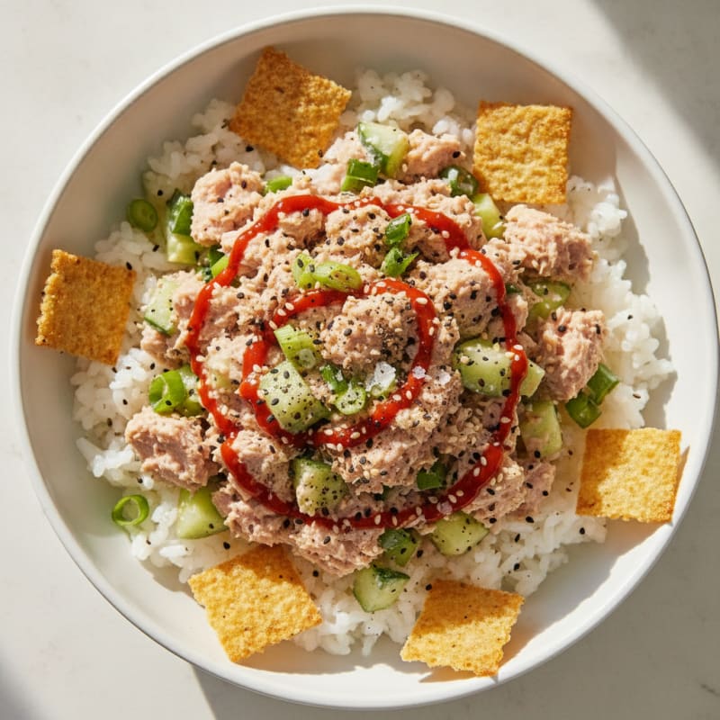 Tuna Seaweed Rice Bowl
