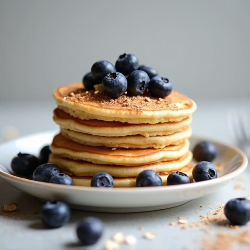 Fluffy Greek Yogurt Protein Pancakes