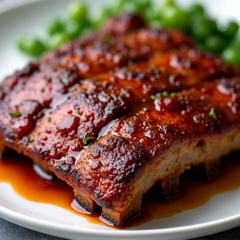 Tender Smoked BBQ Spice-Rubbed Baby Back Ribs