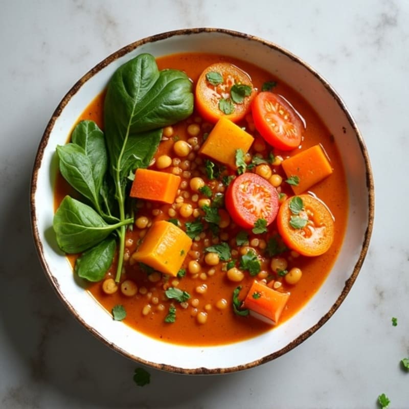 Creamy Spiced Red Lentil Stew