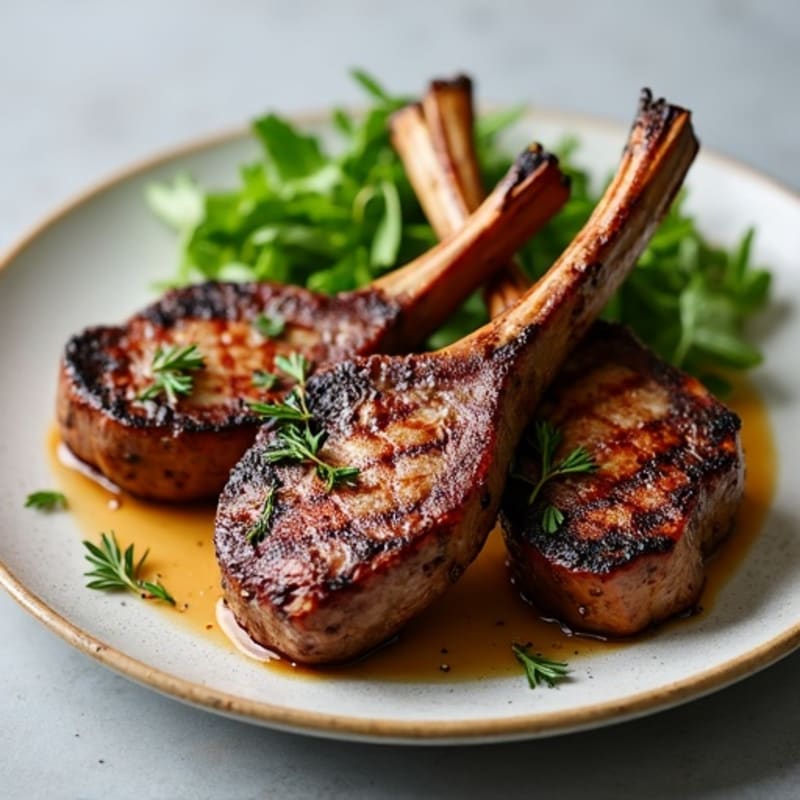 Grilled Herb Lamb Chops
