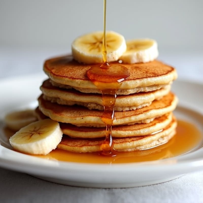 Protein-Packed Caramelized Banana Oat Pancakes