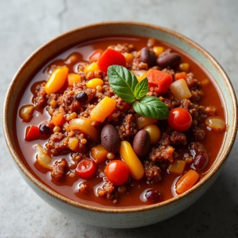 Hearty Slow Cooker Beef Chili