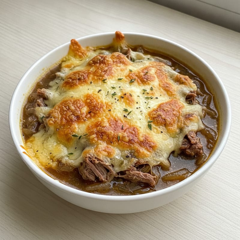 Protein-Packed Classic French Onion Soup