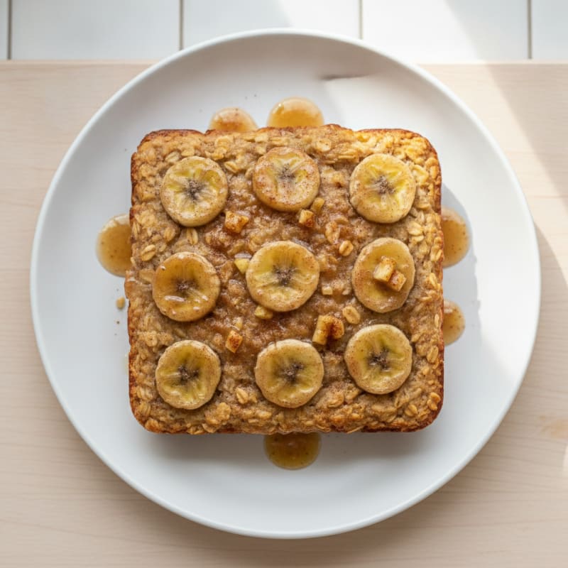 Baked Banana Oatmeal Delight