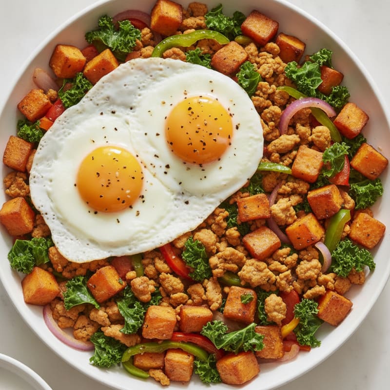 Hearty Grand Slam Breakfast Skillet