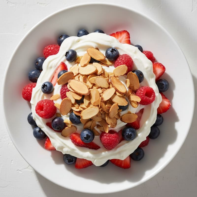 Creamy Greek Yogurt Protein Parfait with Mixed Berries