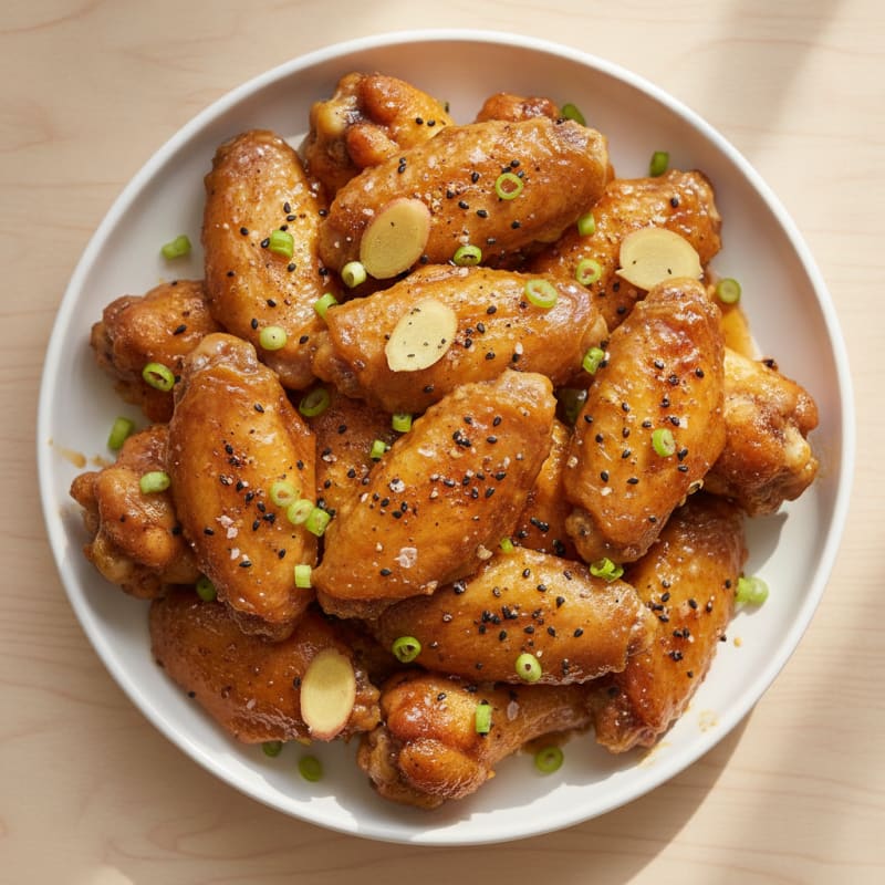 Honey-Garlic Glazed Chicken Wings