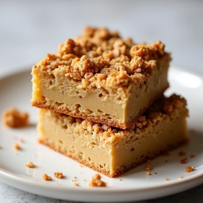 Dairy-Free Protein Blondies with Granola Topping
