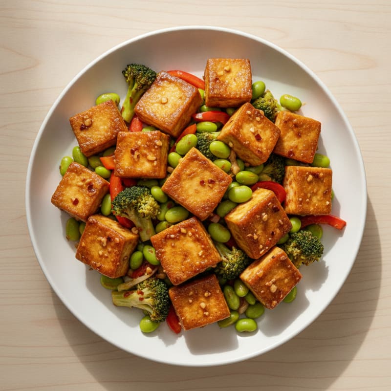Garlic-Ginger Tofu Stir-Fry