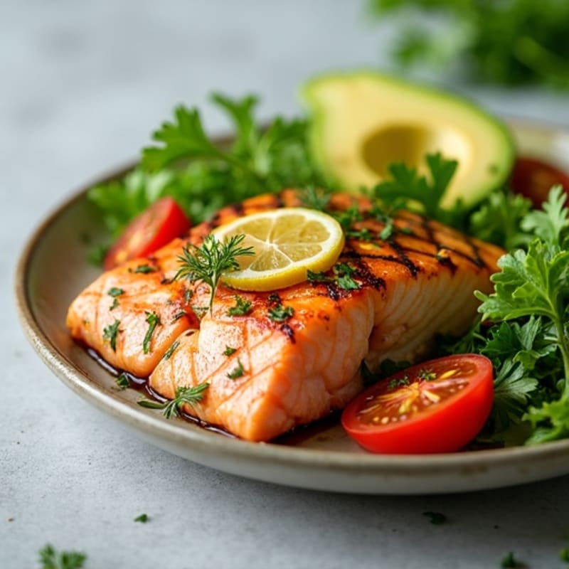 Citrus-Herb Grilled Salmon with Fresh Herbs
