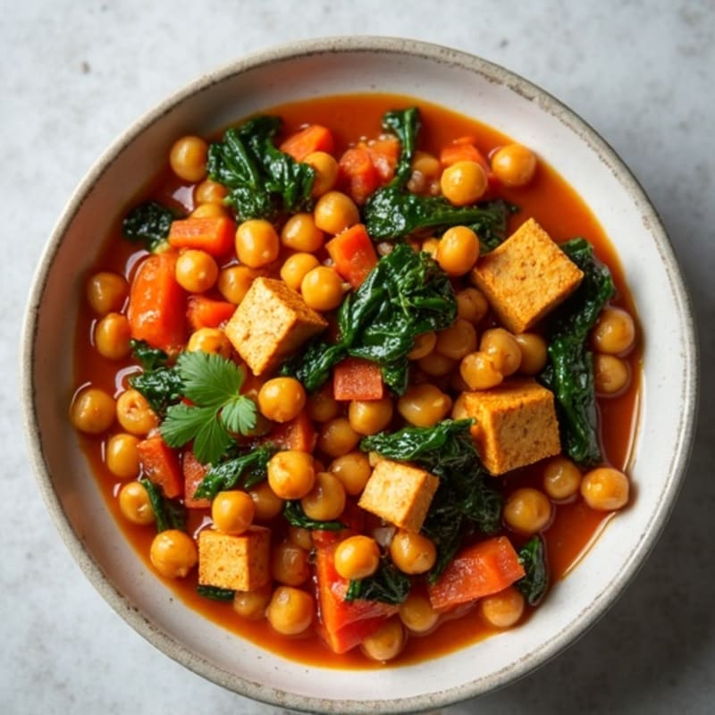 Hearty Spiced Chickpea and Vegetable Curry