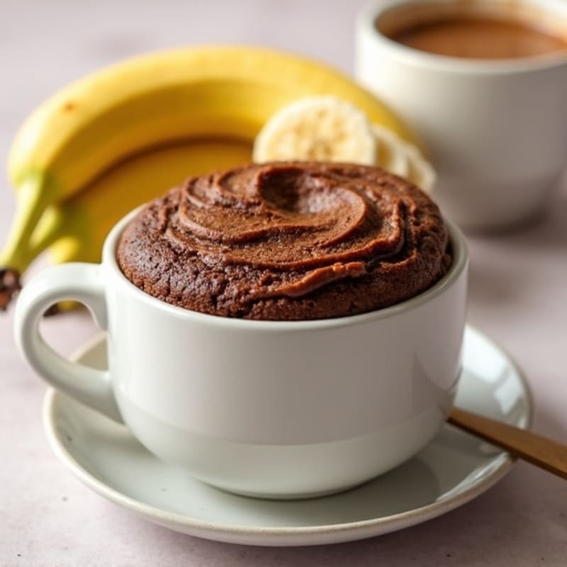Healthy Chocolate Protein Mug Cake