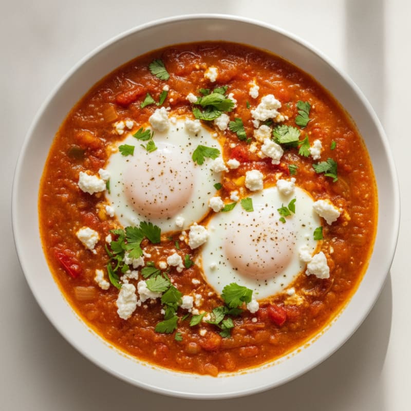 Shakshuka with Feta and Herbs