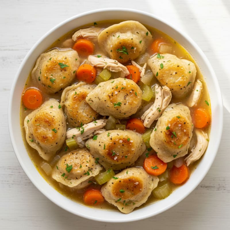 Homestyle Chicken and Herb Dumplings