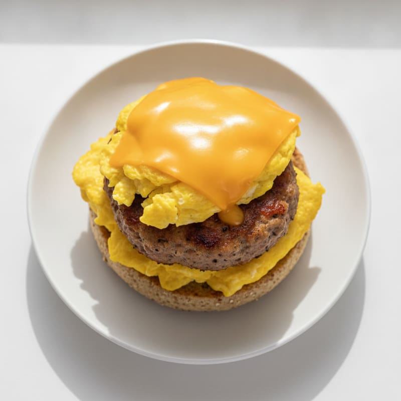 Sausage Egg and Cheese Muffin