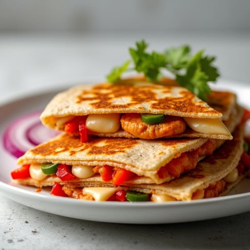 Healthy BBQ Chicken Quesadilla
