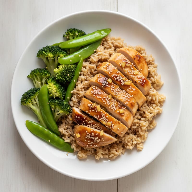 Teriyaki Glazed Chicken with Sesame