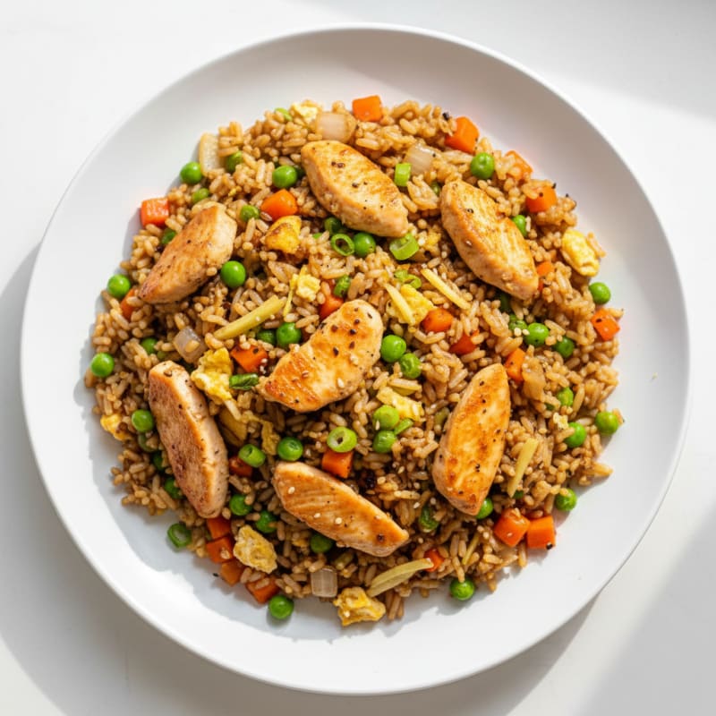 Chicken and Vegetable Fried Rice
