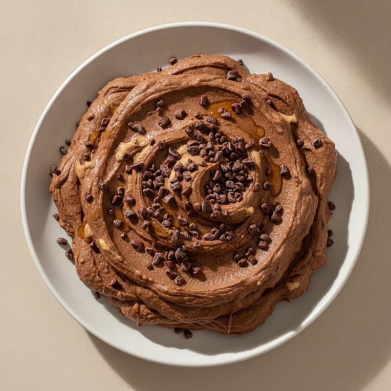 Chocolate Protein Mousse with Silken Tofu and Almond Butter