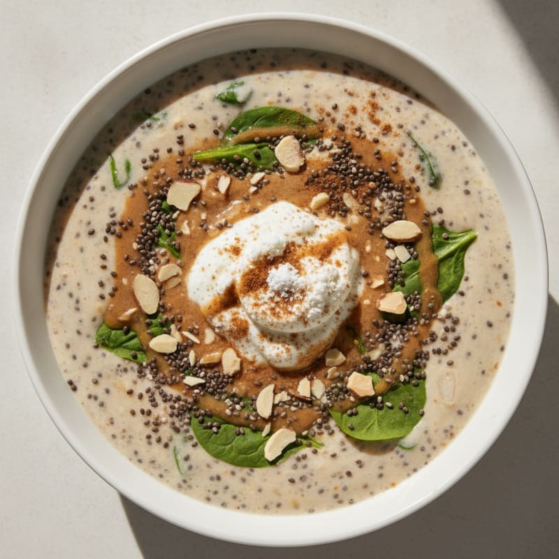 Almond Milk Protein Chia Smoothie