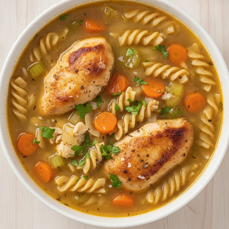 Hearty Chicken Noodle Soup