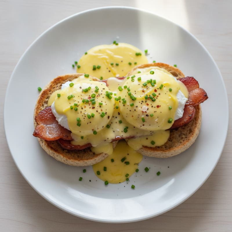 Classic Eggs Benedict with Hollandaise