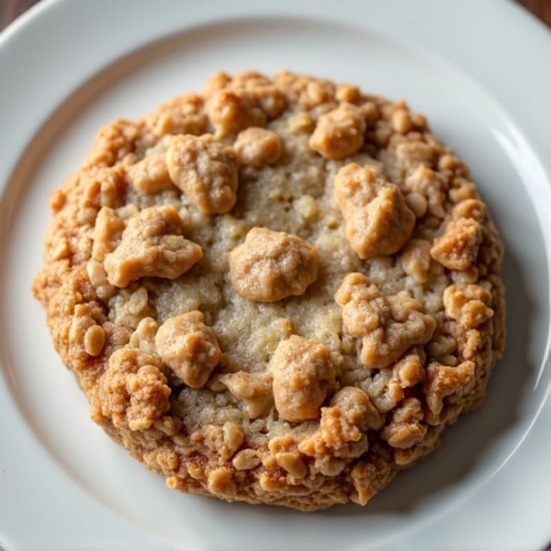 Protein-Packed Giant Chewy Oatmeal Cookie