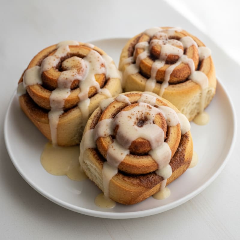 Classic Cinnamon Swirl Rolls with Cream Cheese Glaze