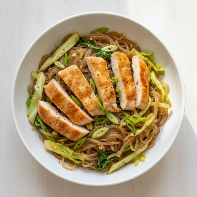 Chicken and Vegetable Noodle Bowl