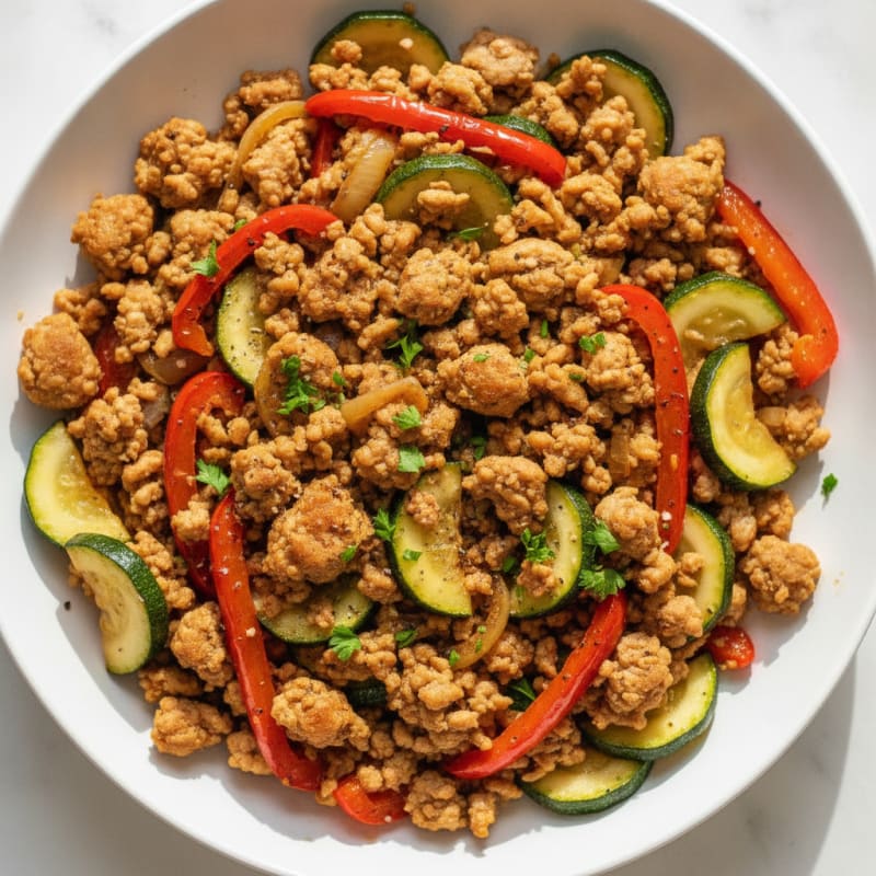 Savory Turkey and Vegetable Skillet