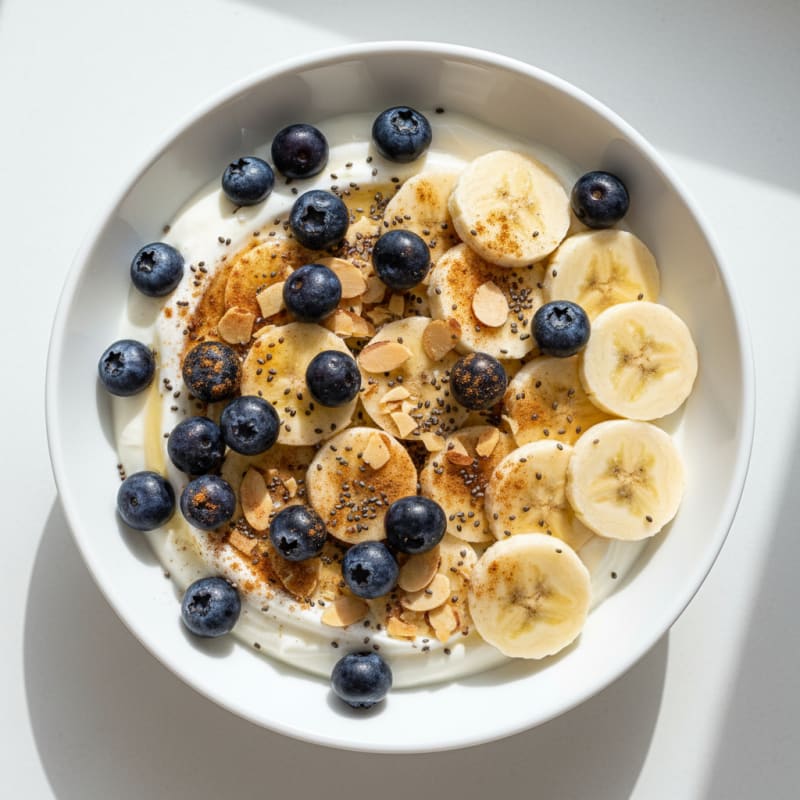 Blueberry Banana Yogurt Bowl