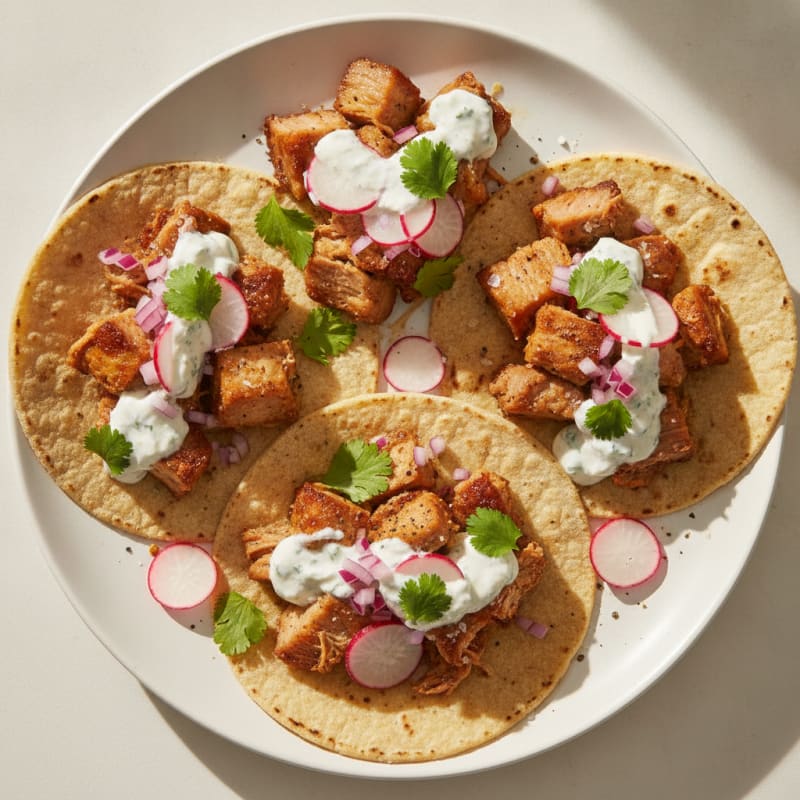 Slow-Cooked Pork Carnitas Tacos