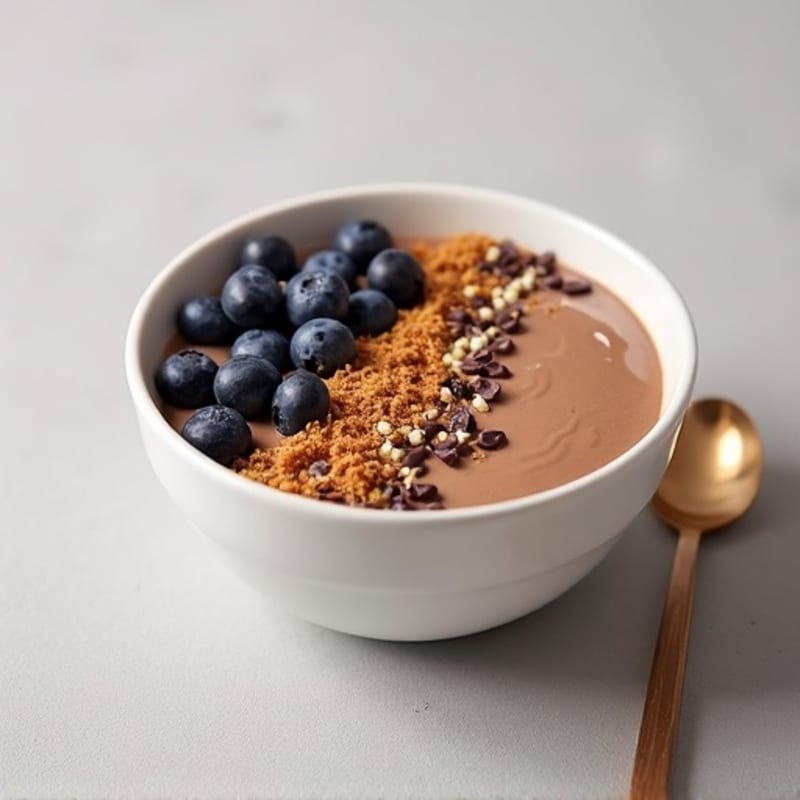 Peanut Butter Chocolate Protein Yogurt Bowl