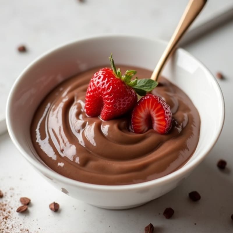 Silky Chocolate Protein Pudding