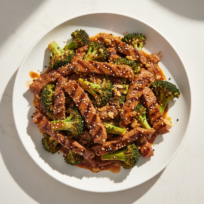 Sesame Beef and Broccoli Stir-Fry