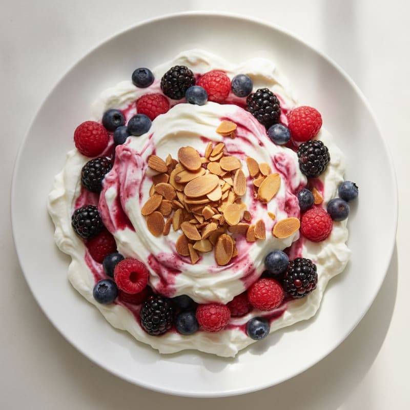 Creamy Greek Yogurt Protein Parfait with Mixed Berries