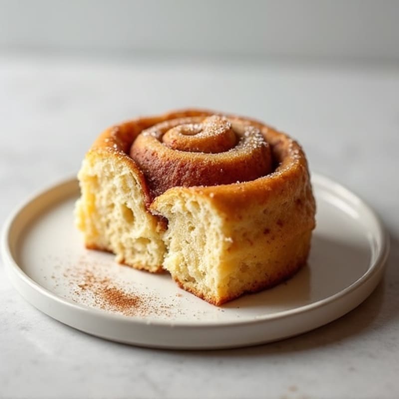 Protein-Packed Almond Flour Cinnamon Roll