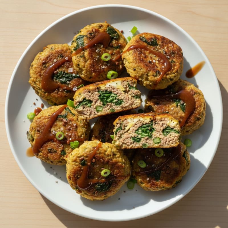 Ginger Turkey and Egg Breakfast Bite