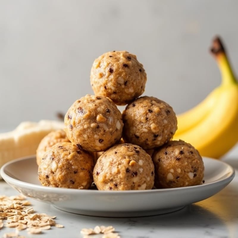 Energizing Banana Almond Protein Bites