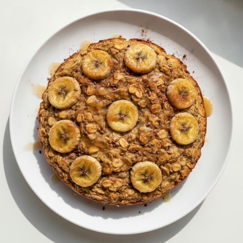 Baked Banana Oatmeal Delight