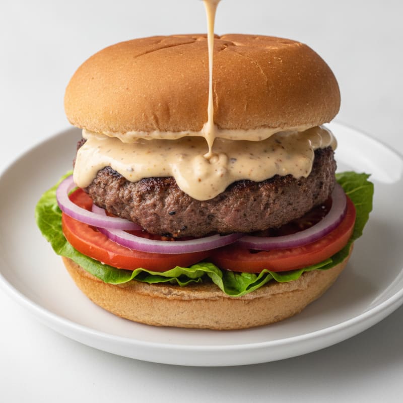 Classic Beef Burger with Secret Sauce