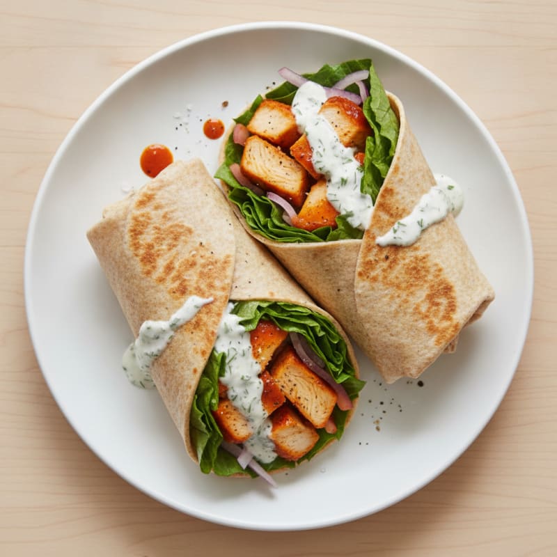 Buffalo Ranch Chicken Wrap