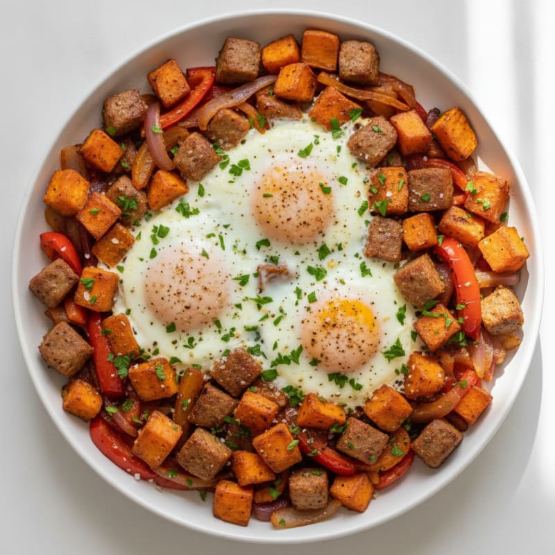 Hearty Grand Slam Breakfast Skillet